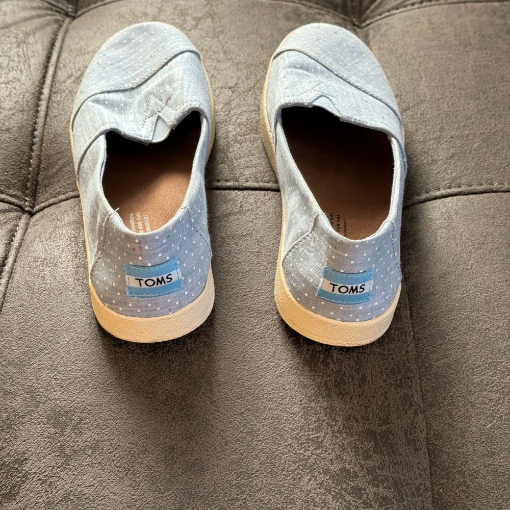 Toms Women’s Slip-on Shoes Light Blue Size 7 - Picture 6 of 9